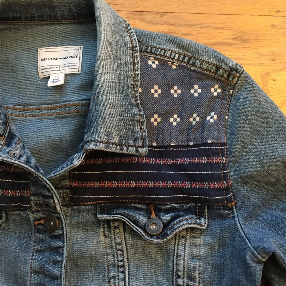 Melrose Market Jean Jacket sz XS great detail - Picture 2 of 4